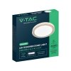 Oprawa sufitowa plafoniera V-TAC 30/60W LED 50cm 3w1 ściemnialna złota pilot CCT VT-85030 3000K-6500K 6000lm